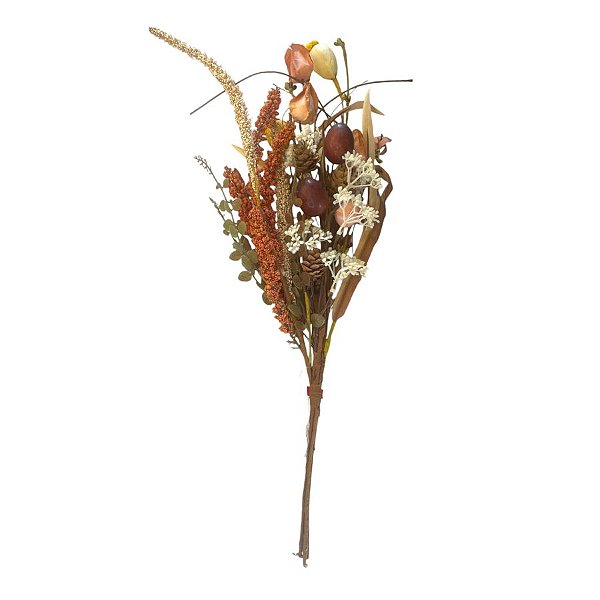 Galho Decorativo Permanente - Cores Vintage - 48cm - 1 unidade - Rizzo
