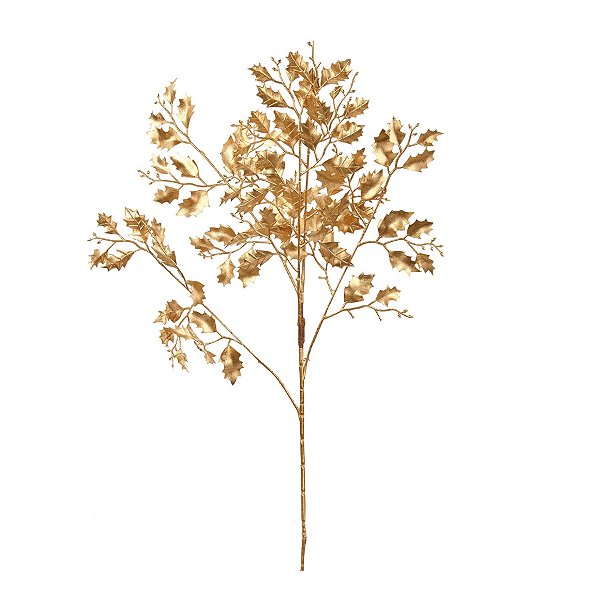 Galho Decorativo - Ouro - 84cm  - 1 unidade - Cromus - Rizzo