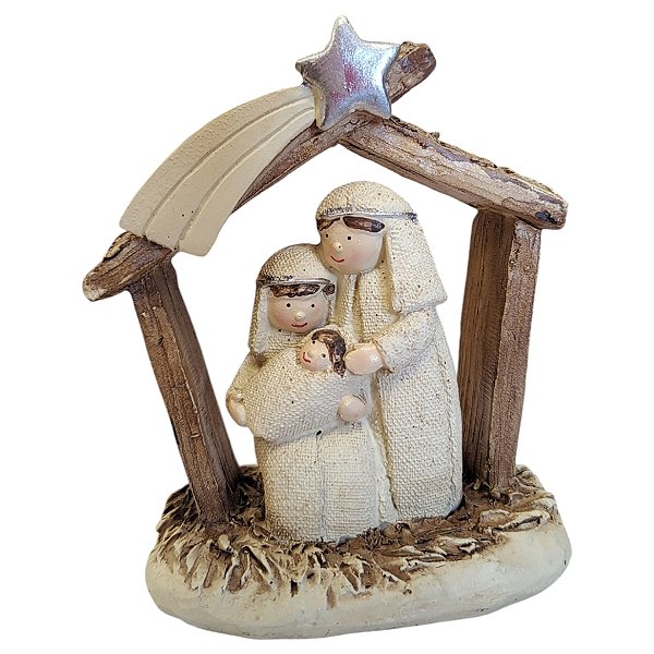 Enfeite de Natal em Resina - Sagrada Família - 11x9m - 1 unidade - Rizzo