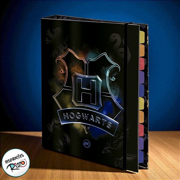 Fichário A5 - Hogwards - Harry Potter - 18,5x25,1cm - 1 unidade - Rizzo