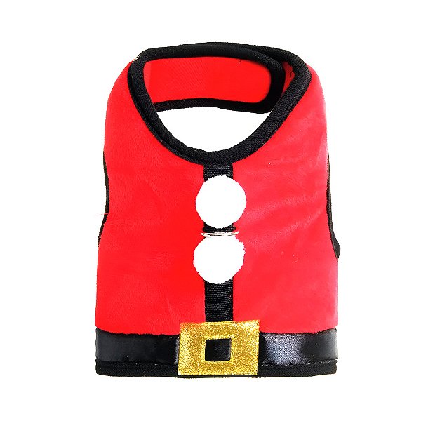 Roupa para Pet de Natal - Noel Vermelho/Preto/Branco - 20cm - 1 unidade - Cromus - Rizzo