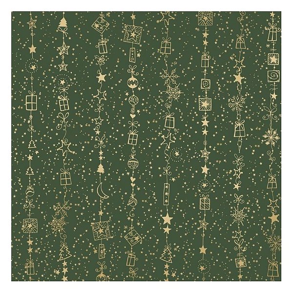 Saco Para Presente Decorado Perolado - Light Verde - G5 89x120cm - 25 unidades - Cromus - Rizzo