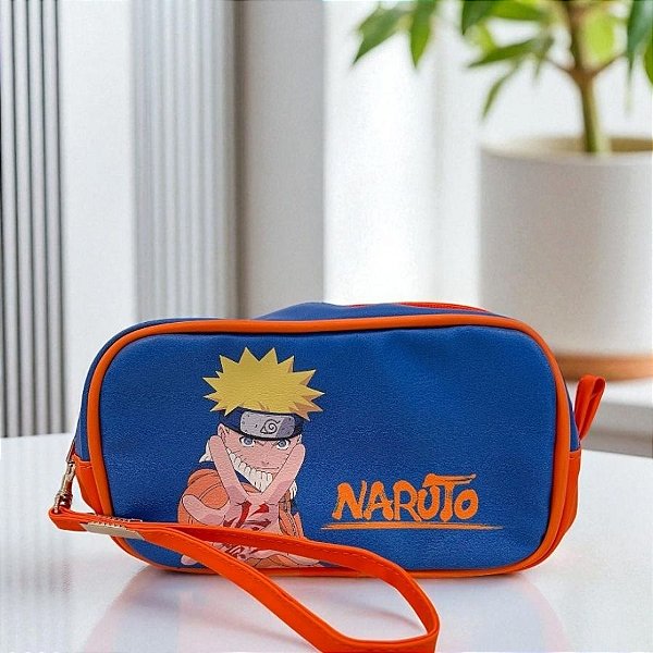 Necessarie - Naruto Uzumaki - Couro Sintético  - 20x10cm - 1 unidade - Zona Criativa - Rizzo