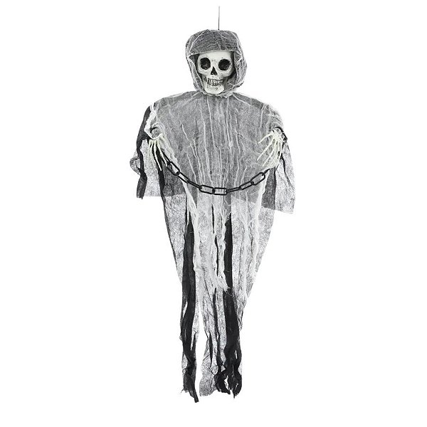 Enfeite Decorativo de Halloween - Caveira Maximilian - 83cm - 1 unidade - Cromus - Rizzo