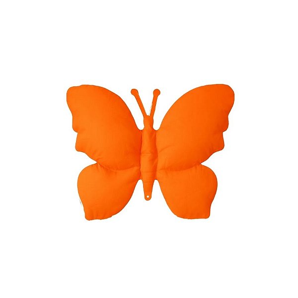 Balão de Festa Metalizado 26" 65cm - Borboleta Laranja Neon  - 1 unidade - Partiufesta - Rizzo