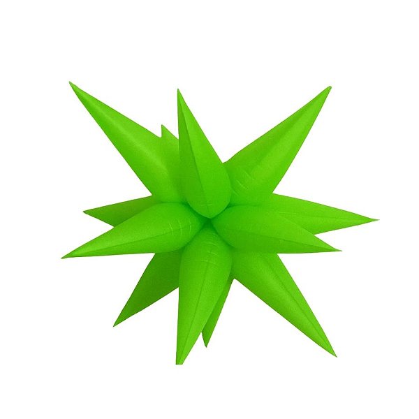 Balão de Festa Metalizado 41" 105cm - Sputnik Verde Neon  - 1 unidade - Partiufesta - Rizzo