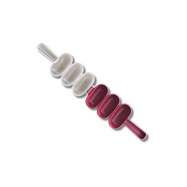 Chocalho Aplicador Para Confeitos - Rosa - 17,5cm - 1 unidade - Rizzo