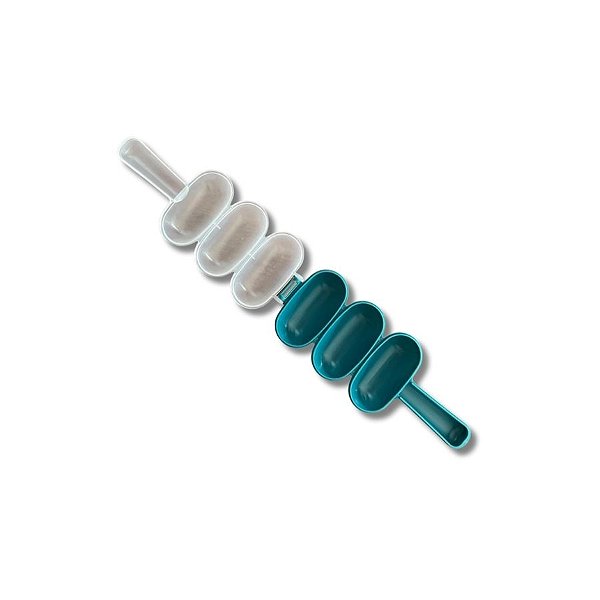 Chocalho Aplicador Para Confeitos - Azul - 17,5cm - 1 unidade - Rizzo