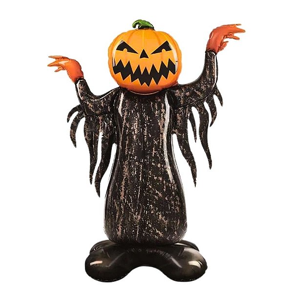 Balão de Festa Microfoil 115cm - Monstro Abóbora Halloween - 1 unidade - Rizzo