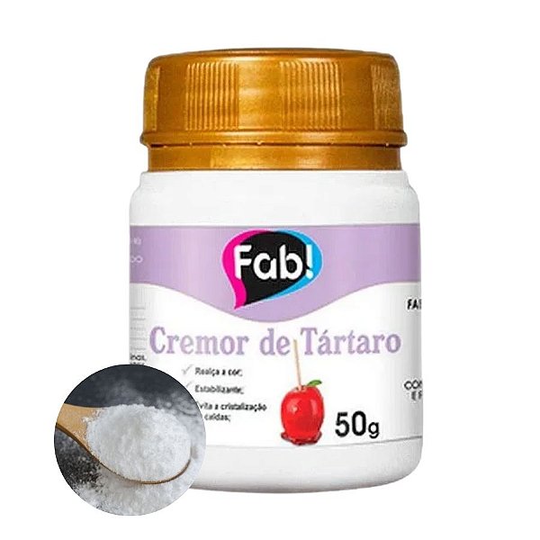 Cremor de Tártaro - 50g - 1 unidade - Fab - Rizzo