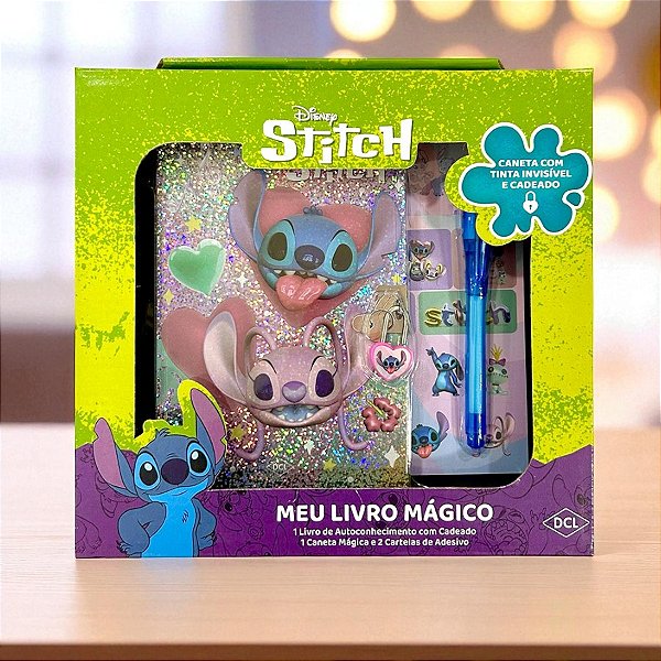 Kit Meu Livro Mágico - Stitch - 1 unidade - Disney Original - Rizzo