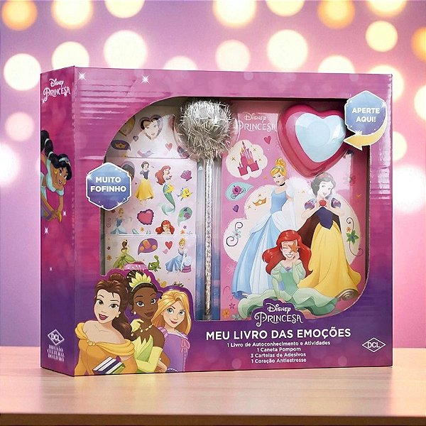 Kit Meu Livro Das Emoções - Princesas - 1 unidade - Disney Original - Rizzo