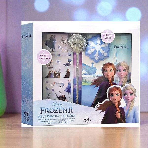 Kit Meu Livro Das Emoções - Frozen - 1 unidade - Disney Original - Rizzo