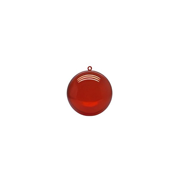 Bola de Acrílico Vermelho - 6,5cm - 10 unidades - Rizzo