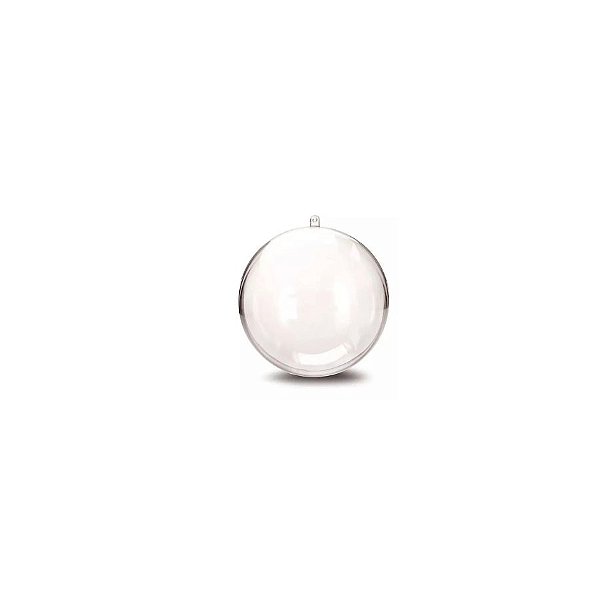 Bola de Acrílico Transparente - 6,5cm - 10 unidades - Rizzo