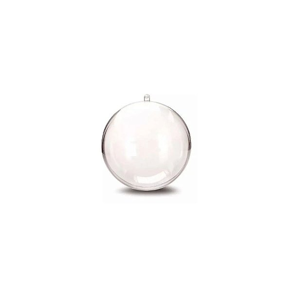 Bola de Acrílico Transparente - 10cm - 5 unidades - Rizzo