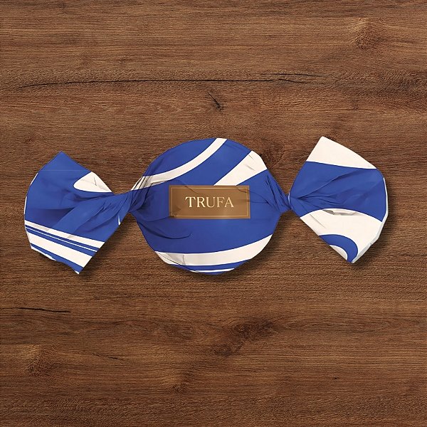 Papel Trufa 14,5x15,5cm - Duna Azul - 100 unidades - Cromus - Rizzo