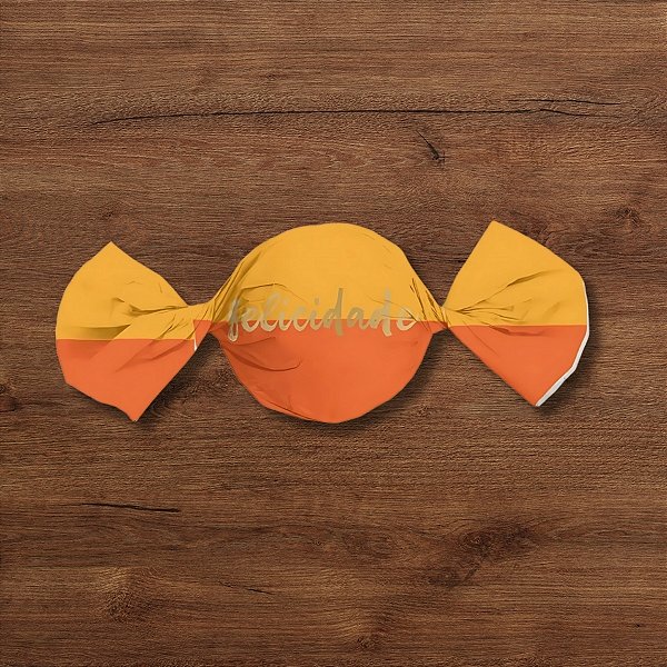 Papel Trufa 14,5x15,5cm - Desejos Felicidade Amarelo - 100 unidades - Cromus - Rizzo