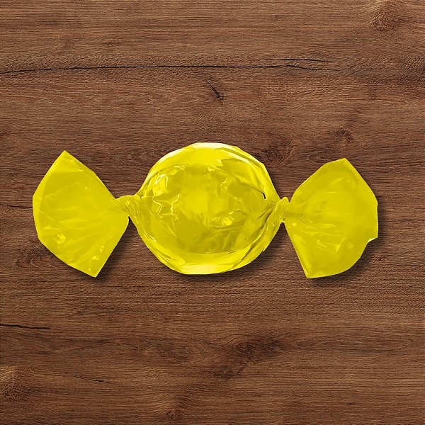 Papel Trufa 20x18cm - Amarelo - 100 unidades - Cromus - Rizzo