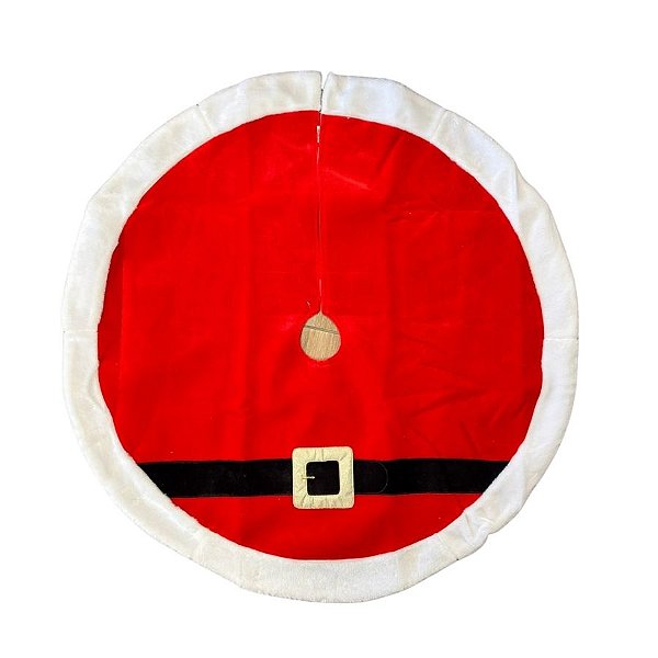 Saia para Árvore de Natal Redonda - Roupa do Papai Noel - 96cm - 1 unidade - Cromus - Rizzo