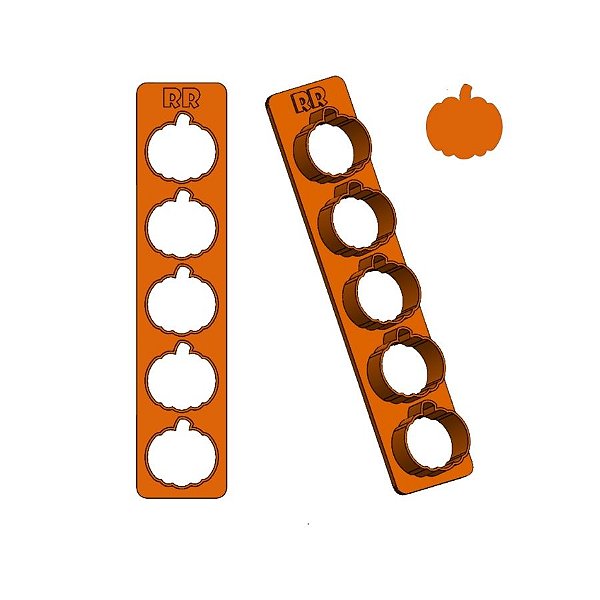 Régua Cortador Abóbora - Ref.1613 - 2cm - 1 unidade - RR Cortadores - Rizzo