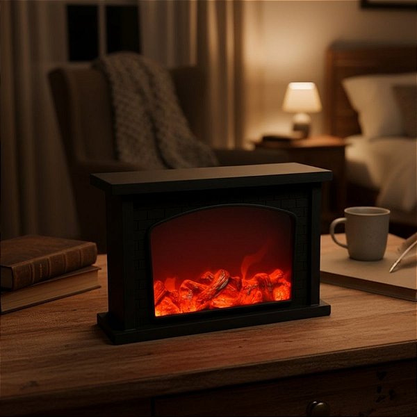 Luminária Lareira - 22x34,5x9,5cm - 1 unidade - Rizzo