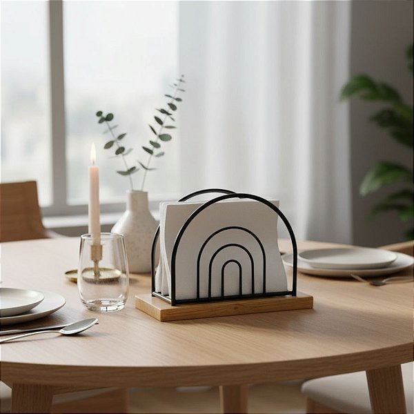 Porta Guardanapo Liga - 13x5x9,2cm - 1 unidade - Rizzo