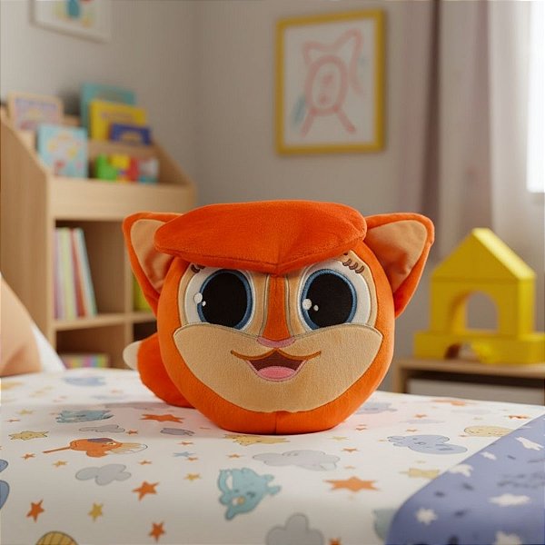 Pelúcia Bolofofos - Raposa Megan Com Som - 20cm - 1 unidade - Rizzo