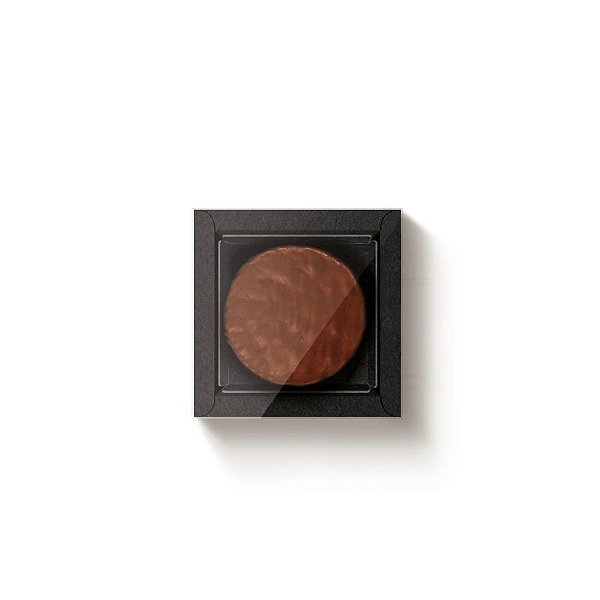 Caixa 1 Pão de Mel Quadrada Preto com Luva - 9x9x4cm - 1 unidade - Cromus - Rizzo