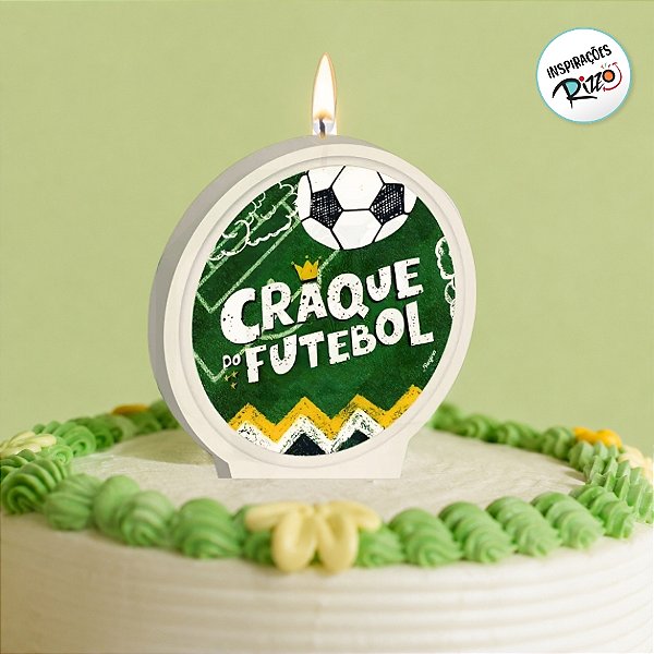 Vela Plana - Futebol - 7x8,5cm - 1 unidade - Regina - Rizzo