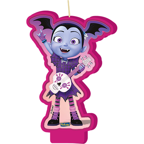 Vela Plana Festa Vampirina - 01 Unidade - Festcolor - Rizzo Festas