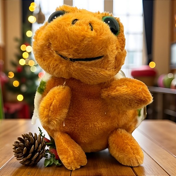 Chaveiro de Pelúcia Tartaruga - Marrom - 5x8x4cm - 1 unidade - Rizzo