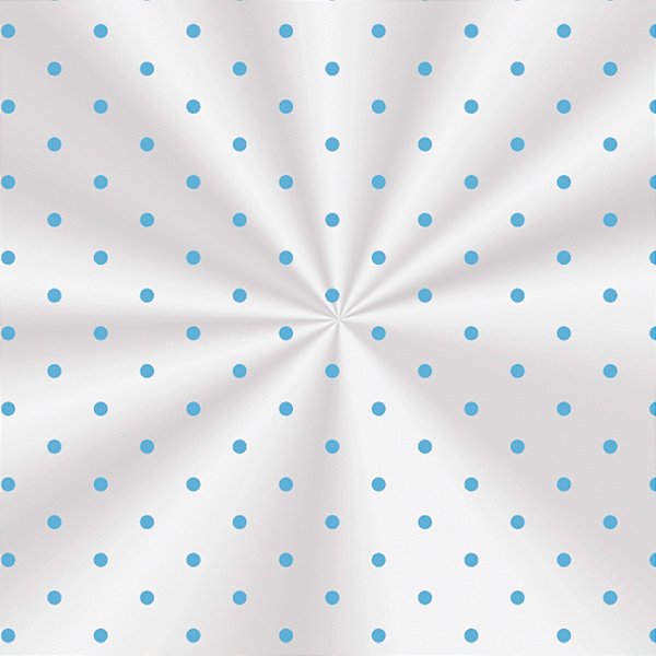 Saco Transparente Decorado - 15x22cm - Poá Azul - 100 unidades - Cromus - Rizzo