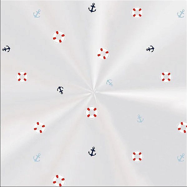 Saco Transparente Decorado - 11x19,5cm - Velejar - 100 unidades - Cromus - Rizzo