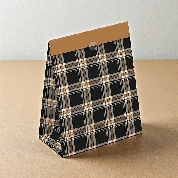 Sacola de Papel Para Presente - William - 22x15x7cm - 10 unidades - Cromus - Rizzo