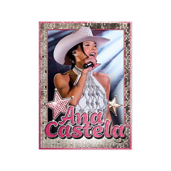 Painel Decorativo - Ana Castela - 64x44cm -  unidades - Regina - Rizzo