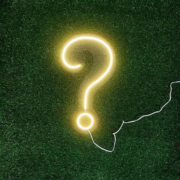 Painel Led Neon - Interrogação - 1 unidade - Rizzo