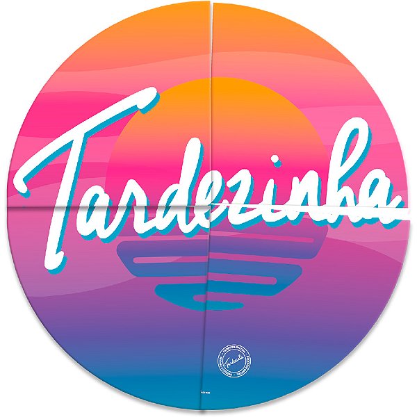 Painel Decorativo Redondo - Tardezinha - 1 unidade - FestColor - Rizzo