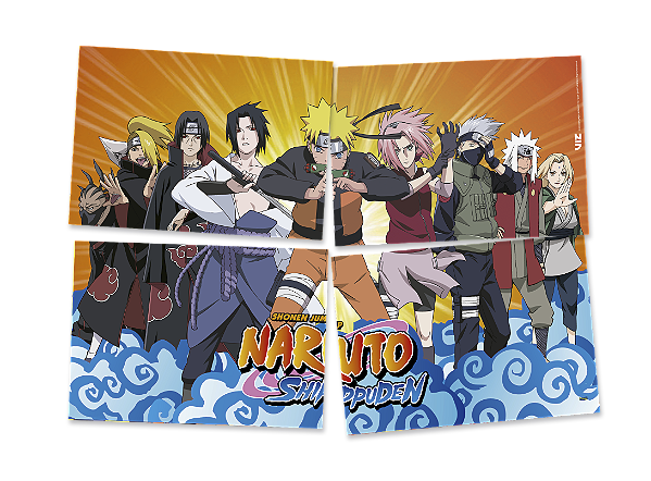 Painel Decorativo Festa Festa Naruto - Festcolor - Rizzo Festas