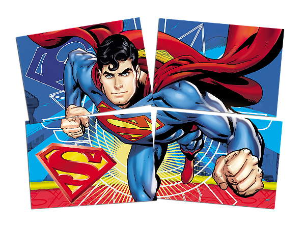 Painel Decorativo Festa Festa Superman - Festcolor - Rizzo Festas