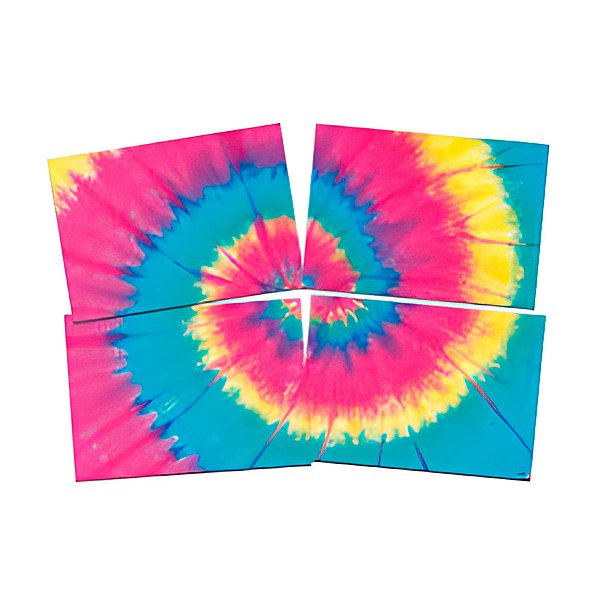 Painel Decorativo - Tie Dye - 1,28m x 90cm  - 1 unidade - Festcolor - Rizzo