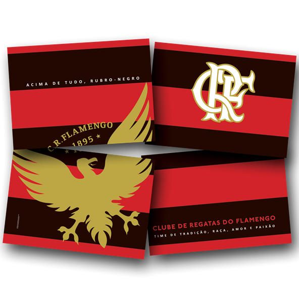 Painel Decorativo Festa 4 Lâminas Festa Flamengo - Festcolor - Rizzo Festas