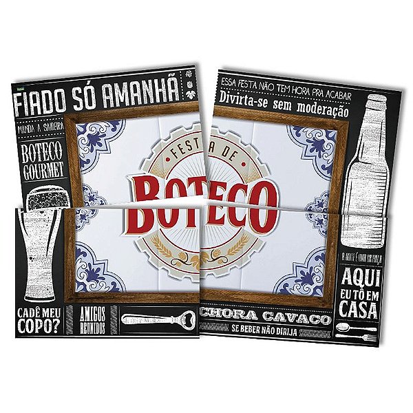 Painel Decorativo Festa Festa Boteco - Festcolor - Rizzo Festas