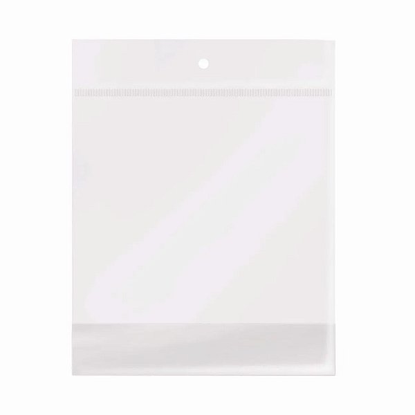 Saco Adesivado com Furo - 8x8cm  - 100 unidades - Cromus - Rizzo
