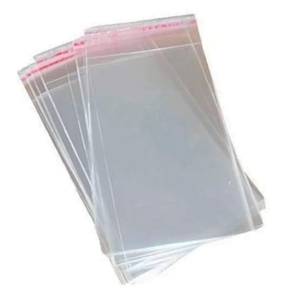Saco Adesivado sem Furo - 15x10cm - 100 unidades - Rizzo