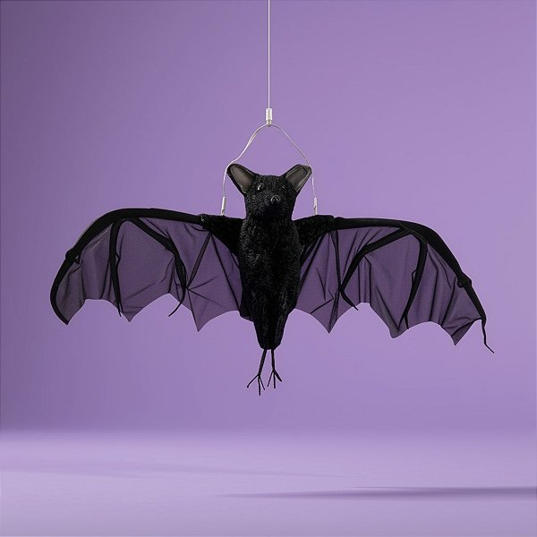 Enfeite Para Pendurar De Halloween - Morcego - 25,5x55cm - 1 unidade - Florarte  - Rizzo