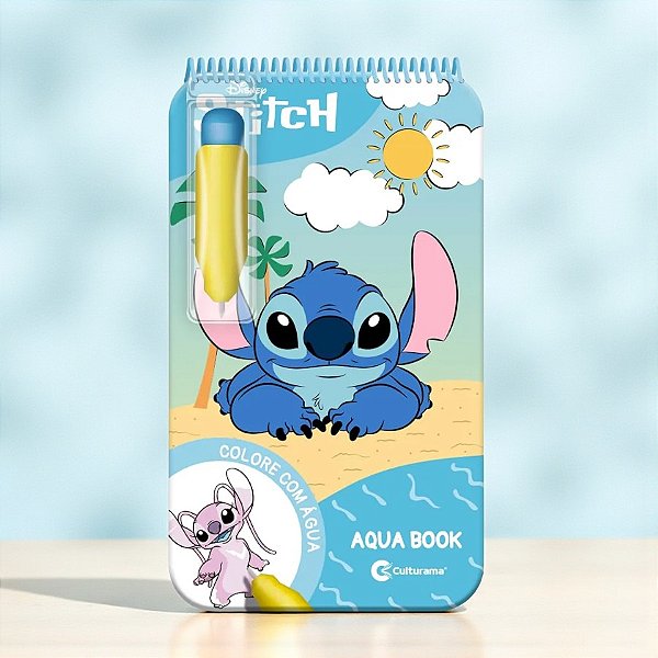 Livro Aqua Book Stitch - 1 unidade - Disney Original - Rizzo