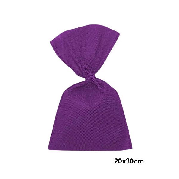 Saco para Surpresas em TNT - Roxo - 20x30cm  - 10 unidades - Rizzo