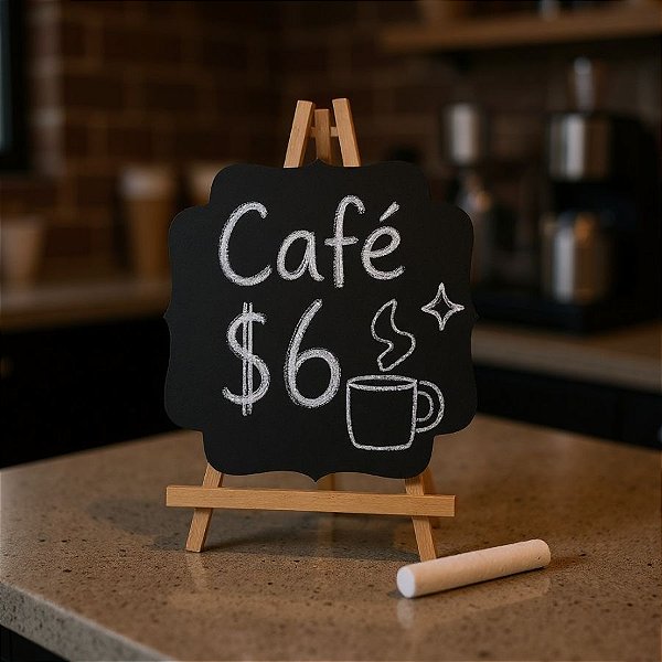 Kit Painel Lousa Festa MDF - 23x17cm - 1 unidade - Rizzo