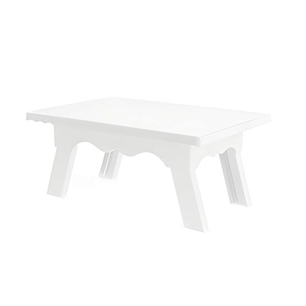 Banquinho MDF Retangular - Branco - M 12x13,5x25cm - 1 unidade - Chiquinho - Rizzo